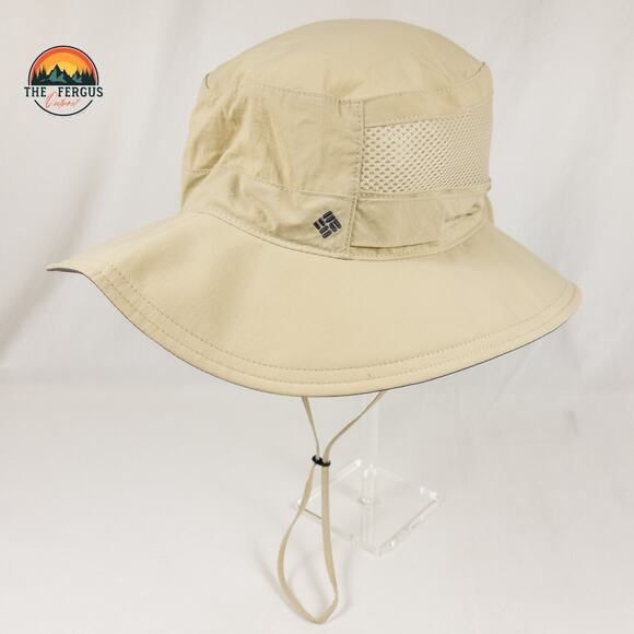 Columbia Unisex Beige One Size O/S Hat Bucket Sun Omni-Shield Hiking Fishing - Picture 3 of 12